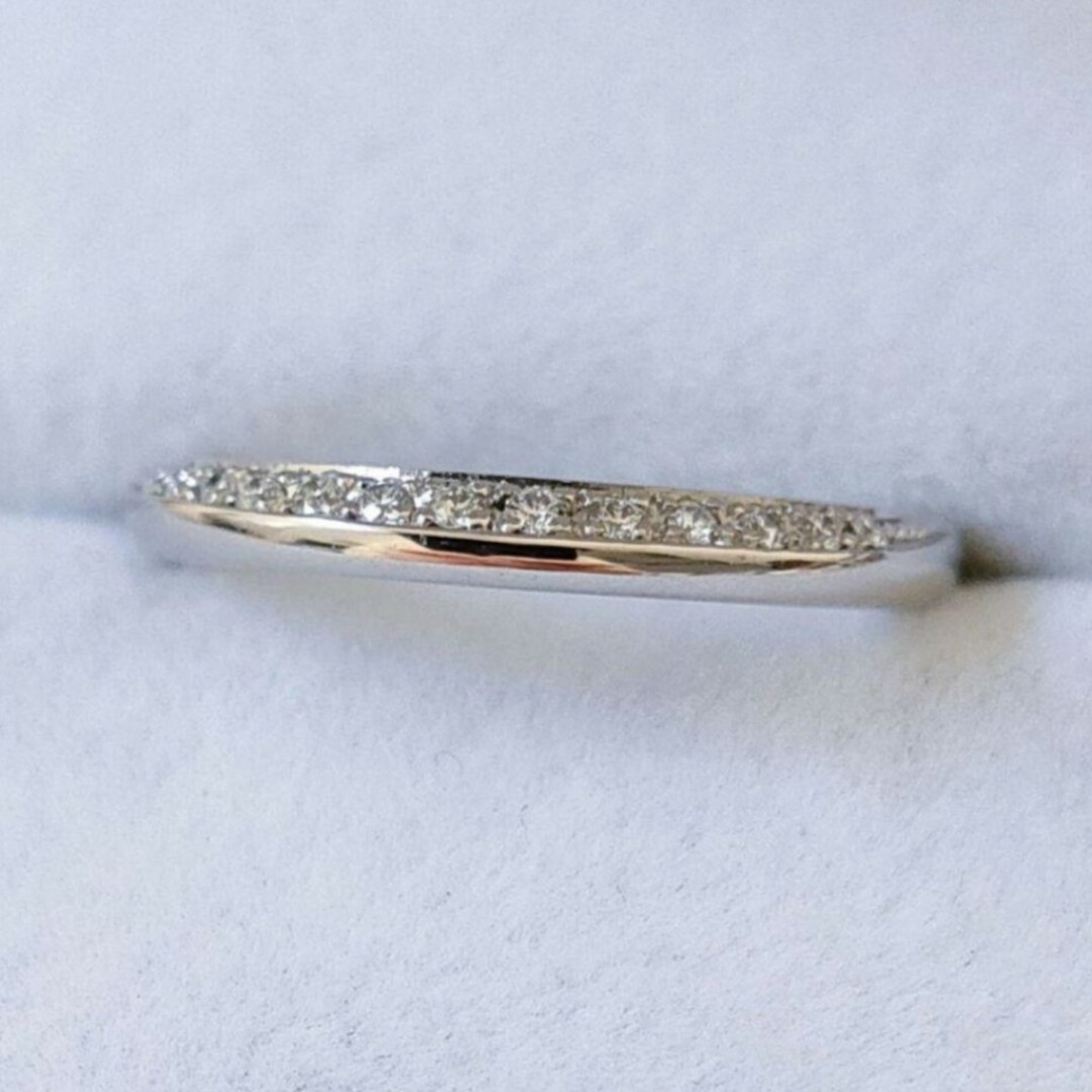 シライシ ダイヤモンド リング Pt950 0.068ct 2.6g レディースのアクセサリー(リング(指輪))の商品写真