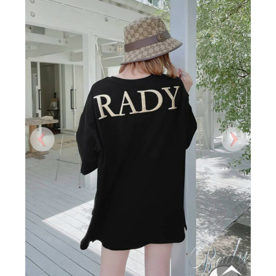 Rady(レディー)の❤️rady新品未開封バックロゴＴシャツ レディースのトップス(Tシャツ(半袖/袖なし))の商品写真