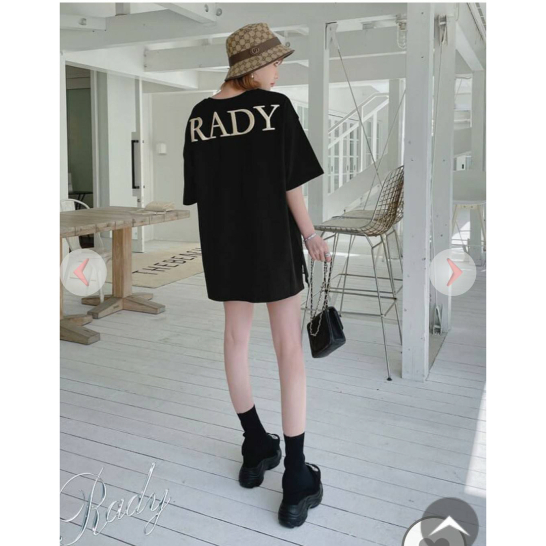 Rady(レディー)の❤️rady新品未開封バックロゴＴシャツ レディースのトップス(Tシャツ(半袖/袖なし))の商品写真