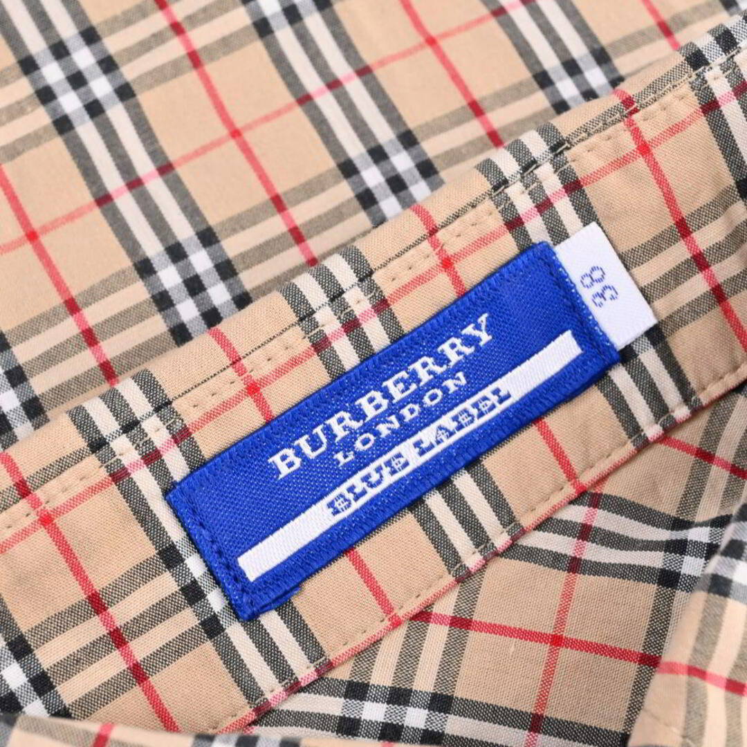 BURBERRY BLUE LABEL(バーバリーブルーレーベル)のBURBERRY BLUE LABEL ノバチェック コットン 半袖 シャツ レディースのトップス(シャツ/ブラウス(半袖/袖なし))の商品写真