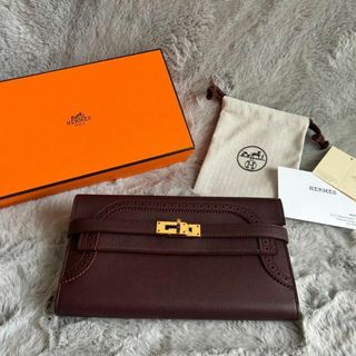 エルメス(Hermes)のエルメス　ケリーウォレット　ギリーズ　長財布　X刻印　美品(財布)