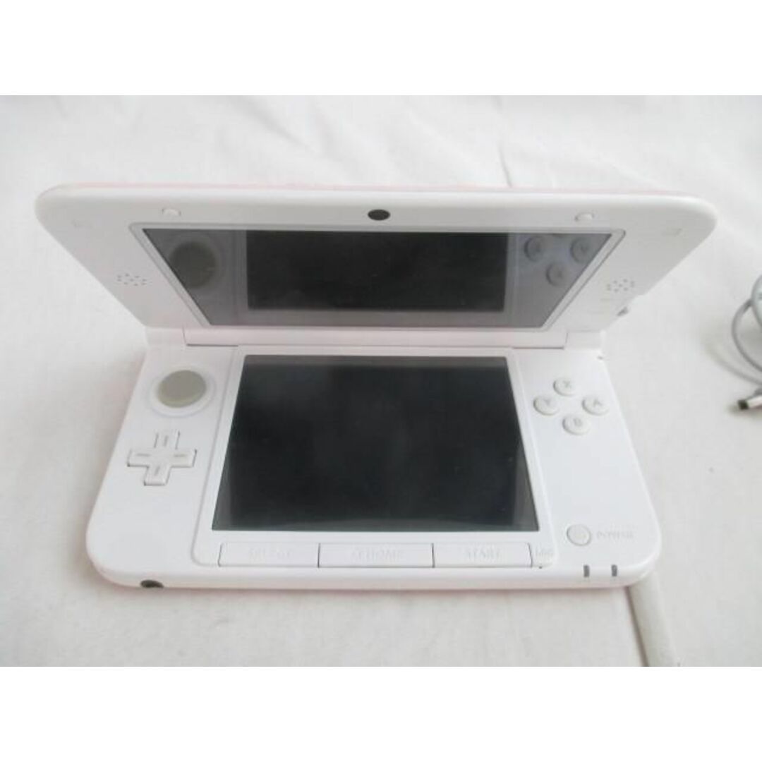 中古品 ゲーム ニンテンドー3DS LL 本体 SPR-001 ピンク×ホワイト 動作 ...