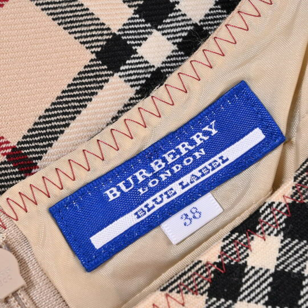 BURBERRY BLUE LABEL(バーバリーブルーレーベル)のBURBERRY BLUE LABEL ノバチェック ウール ワンピース レディースのワンピース(その他)の商品写真