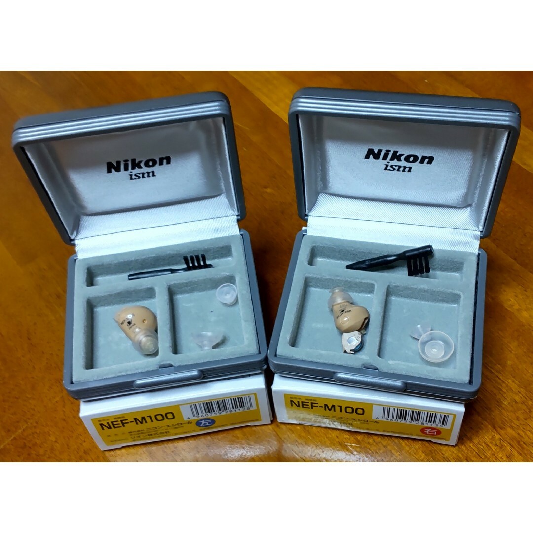 18000円 ニコン 耳穴型(お買得品)デジタル 右耳用・左耳用セット 日本