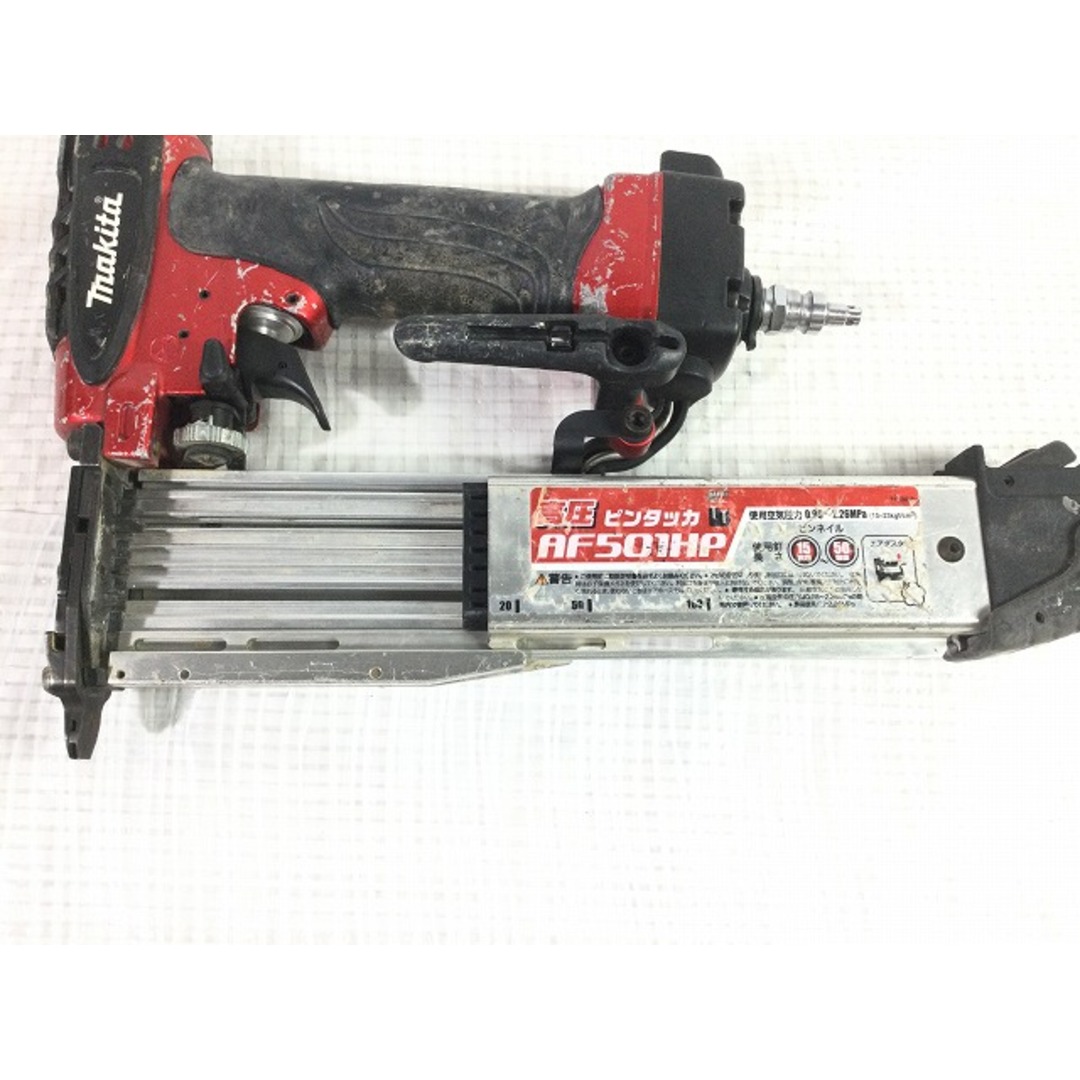 ☆中古品☆makita マキタ 50mm 高圧 ピンタッカ AF501HP エアピンタッカー エアピンネイラー エアピン釘打機 73290