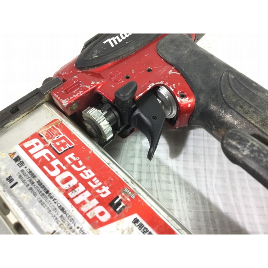 ☆中古品☆makita マキタ 50mm 高圧 ピンタッカ AF501HP エアピンタッカー エアピンネイラー エアピン釘打機 73290