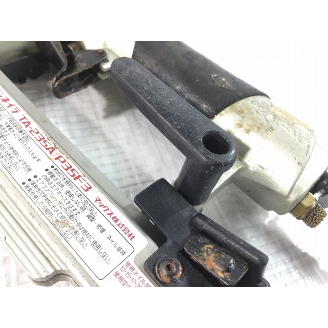 ☆中古品☆MAX マックス 35mm 常圧 ピンネイラ TA-235A/P35F3 ピン釘打ち機 ピン釘打機 ピンタッカー 73398