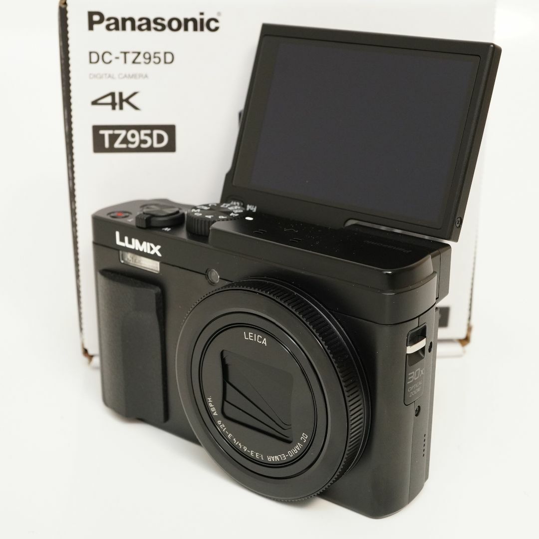 デジカメ パナソニック LUMIX DC-TZ95D-K 予備バッテリ付-