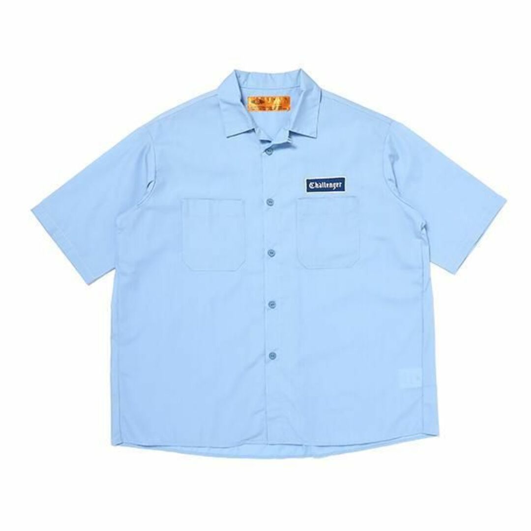 23ss CHALLENGER S/S WORKER SHIRT SAX M