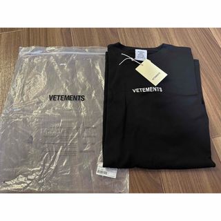 VETEMENTS 2021SS クルーネック ロゴ パッチ 半袖 Tシャツ M www