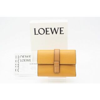 LOEWE 三つ折り財布 スモール バーティカル ウォレット Aランク 極美品
