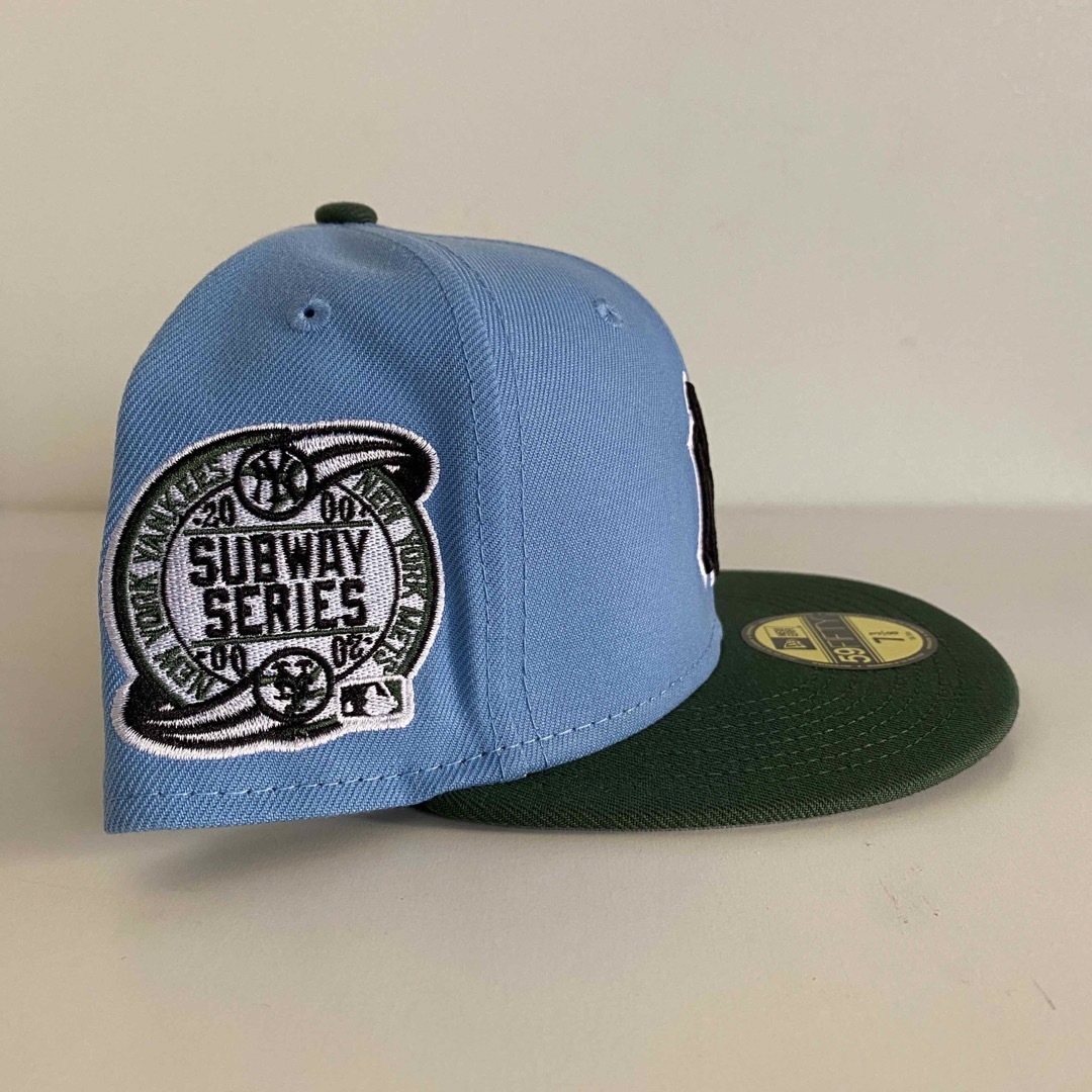 NEW ERA - ツバ裏グレー 3/8 New Era Cap ヤンキース ニューエラ