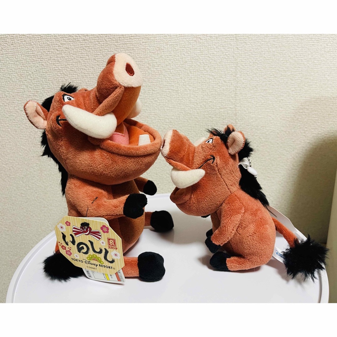 新品タグ付き ライオンキング プンバァ イノシシ 亥年 干支限定 ディズニー 新品タグ付き ライオンキング プンバァ イノシシ 亥年 干支限定 ディズニー