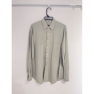 オーラリー(AURALEE)のAURALLEE Finx cotton shirt green(シャツ)