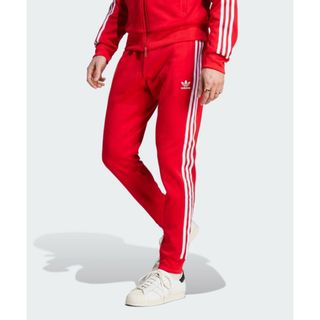 オリジナルス(Originals（adidas）)のアディダスオリジナルスadidas originalsトラックパンツ レッド 赤(カジュアルパンツ)