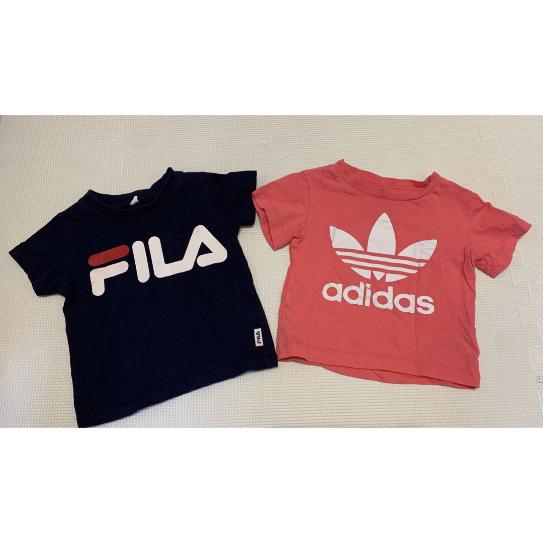 adidas(アディダス)のadidas FILA Tシャツ キッズ/ベビー/マタニティのベビー服(~85cm)(Ｔシャツ)の商品写真