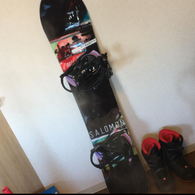 スノーボードセット 板SALOMONサロモン・ビンディング・ブーツK2