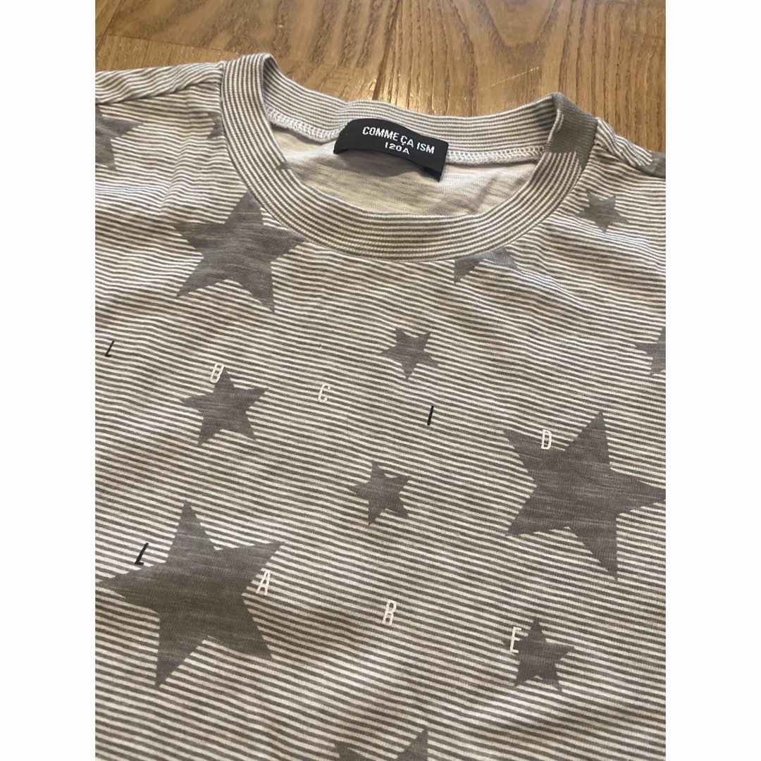 COMME CA ISM(コムサイズム)のCOMME CA ISM ☆星ボーダーTシャツ☆ size120cm キレイめ！ キッズ/ベビー/マタニティのキッズ服男の子用(90cm~)(Tシャツ/カットソー)の商品写真