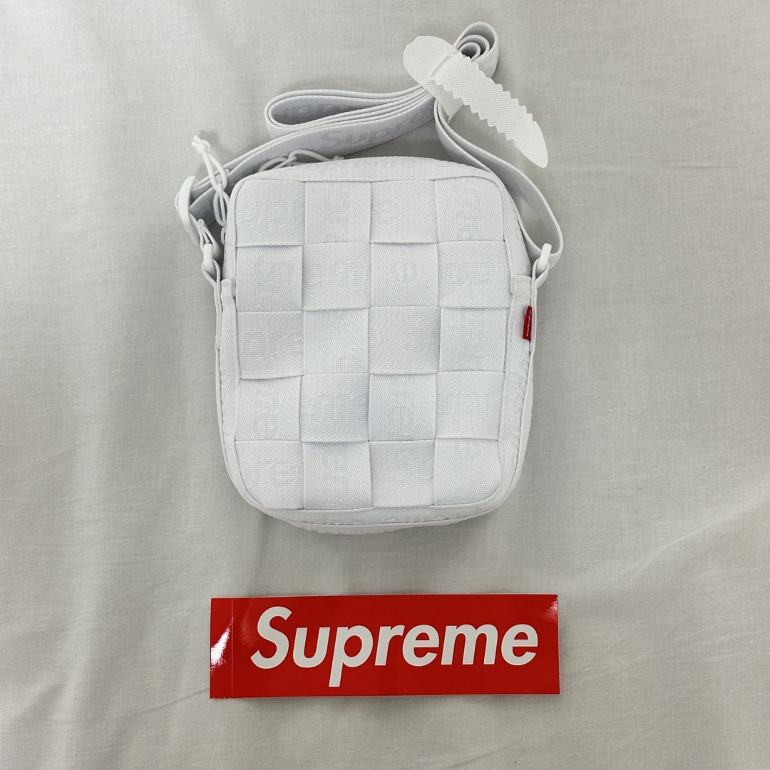 Supreme   supreme Woven Shoulder Bag whiteの通販 by aka's shop