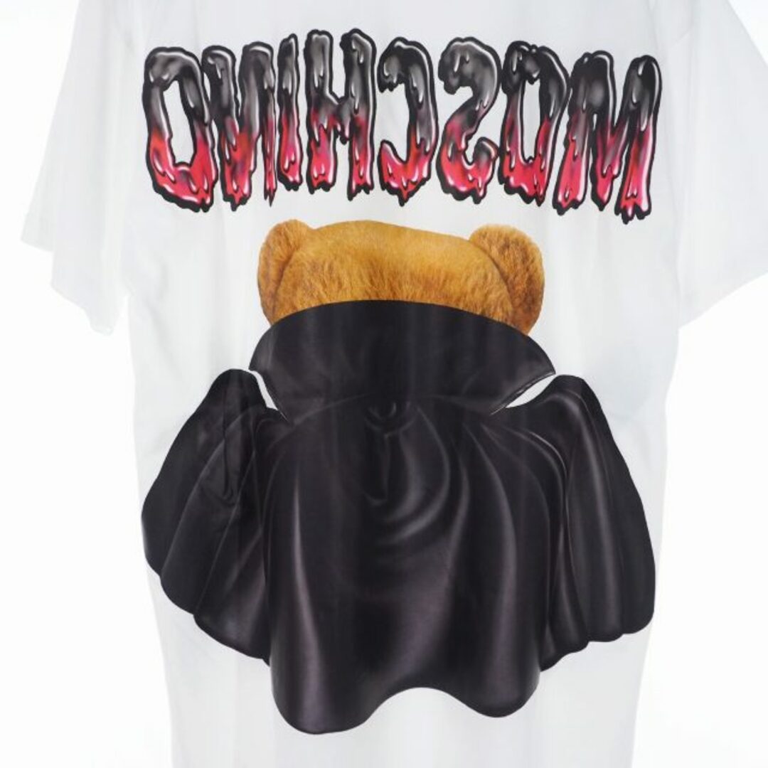 MOSCHINO(モスキーノ)のモスキーノ 20SS バッド テディベア プリント Tシャツ 半袖 XXS 白 レディースのトップス(Tシャツ(半袖/袖なし))の商品写真