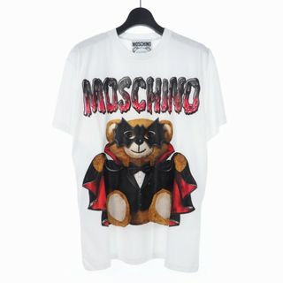 モスキーノ(MOSCHINO)のモスキーノ 20SS バッド テディベア プリント Tシャツ 半袖 XXS 白(Tシャツ(半袖/袖なし))