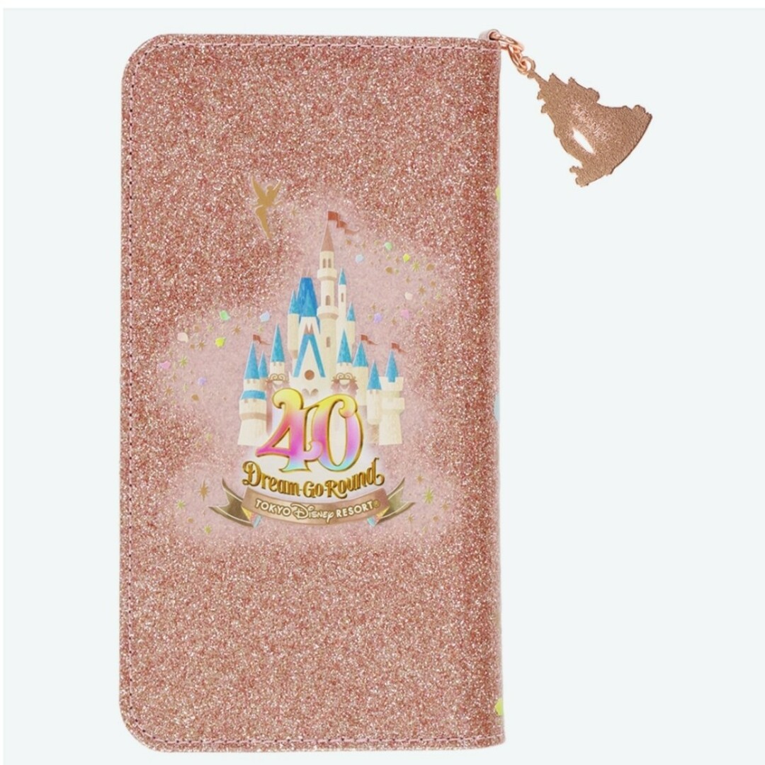 Disney(ディズニー)の【新品】ディズニーリゾート★40周年★スマホケース スマホ/家電/カメラのスマホアクセサリー(モバイルケース/カバー)の商品写真