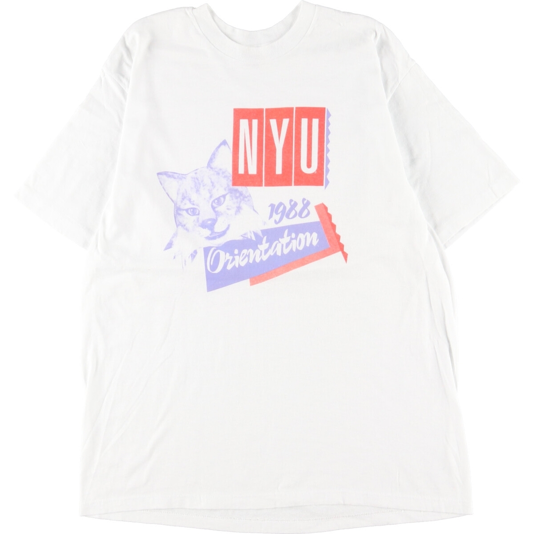 80年代 Stedman カレッジTシャツ USA製 メンズL ヴィンテージ