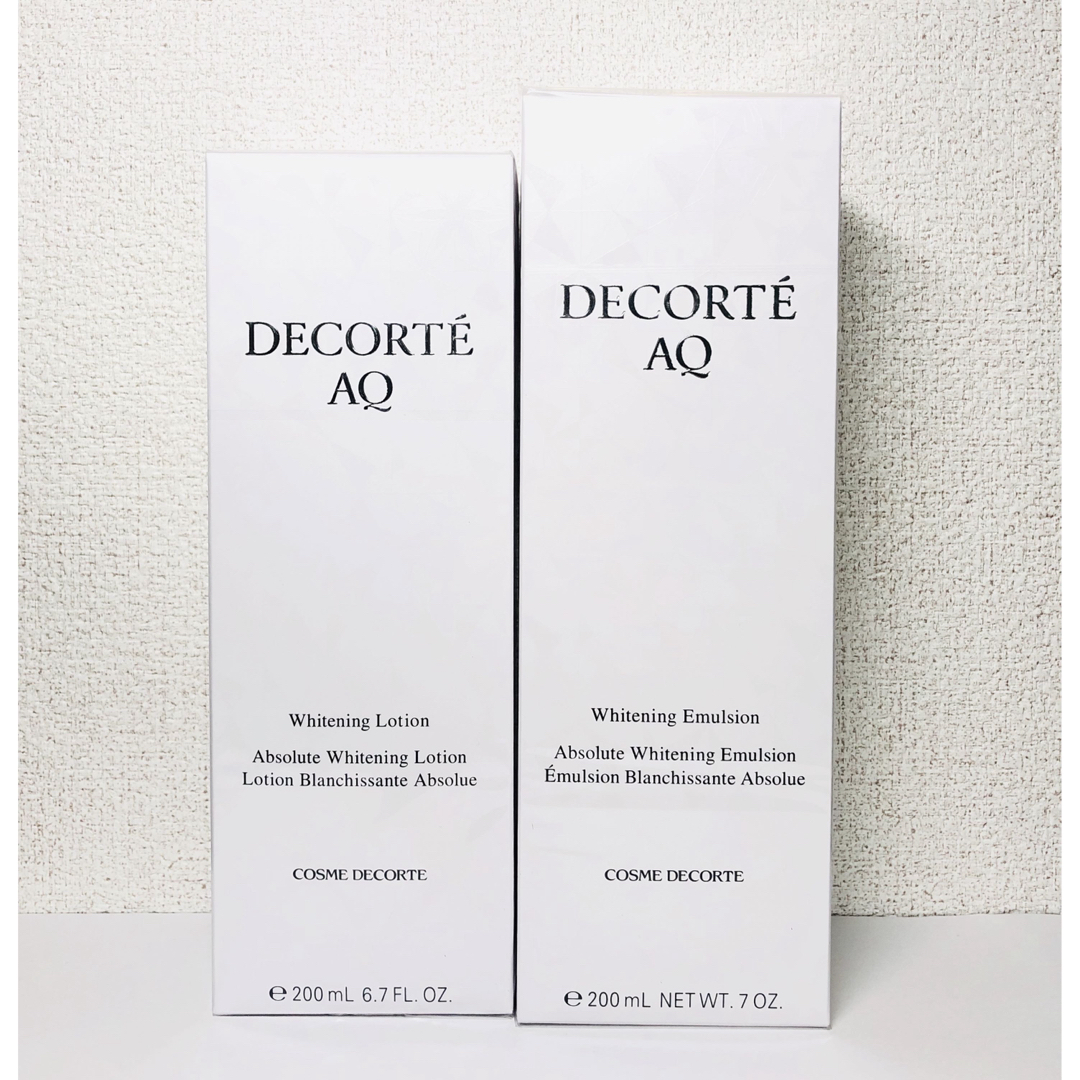 COSME DECORTE - コスメデコルテ AQ ホワイトニング 化粧水&乳液
