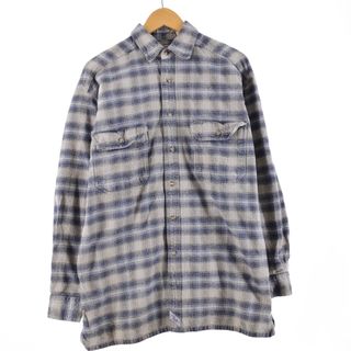 リーバイス(Levi's)の古着 リーバイス Levi's チェック柄 長袖 ヘビーネルシャツ メンズL /eaa346395(シャツ)