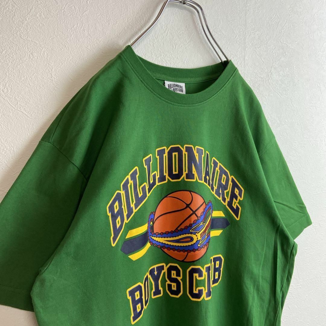 【人気グリーン】BBCビリオネアボーイズクラブTシャツ緑バスケットボールL