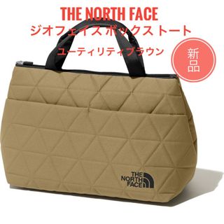 ザノースフェイス(THE NORTH FACE)の新品☆ノースフェイス ジオフェイス  ボックストート　ブラウン(トートバッグ)