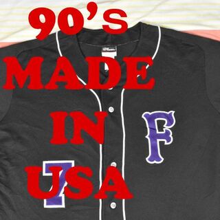 ウィルソン(wilson)のウィルソン 90’ｓ ベースボールシャツ 12713c USA製 ビンテージ(シャツ)