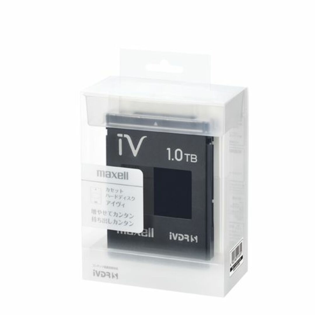 maxell カセットHDD iV 1TB ブラック M-VDRS1T.E.BKブラック