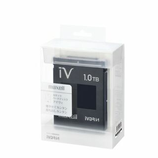 マクセル(maxell)のmaxell カセットHDD iV 1TB ブラック M-VDRS1T.E.BK(その他)