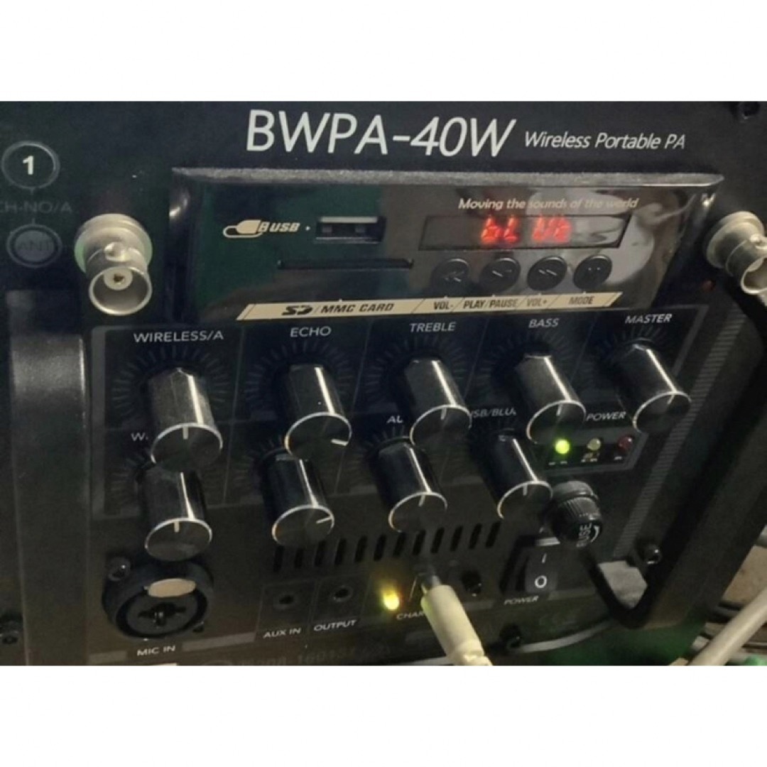 BELCAT BWPA-40W ワイヤレスポータブルパワードスピーカー