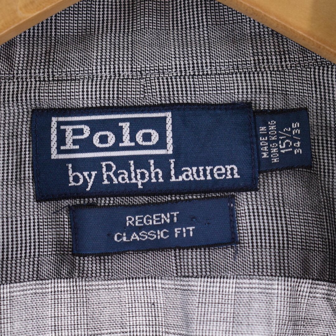Ralph Lauren(ラルフローレン)の古着 90年代 ラルフローレン Ralph Lauren POLO by Ralph Lauren 長袖 コットンチェックシャツ メンズM ヴィンテージ /eaa347717 メンズのトップス(シャツ)の商品写真