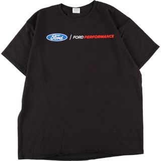 ハーレーダビッドソン(Harley Davidson)の古着 デルタ DELTA FORD 両面プリント モーターサイクル バイクTシャツ メンズXL /eaa348955(Tシャツ/カットソー(半袖/袖なし))