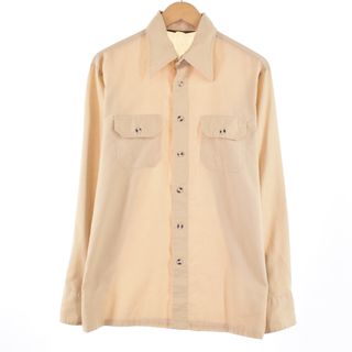 バラクータ(BARACUTA)の古着 70年代 バラクータ BARACUTA VAN HEUSEN バンヒューゼン 長袖 ポリコットンシャツ メンズL ヴィンテージ /eaa347832(シャツ)