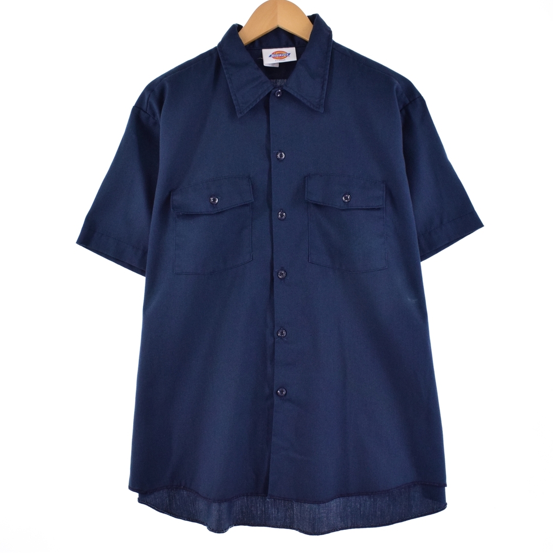 Dickies(ディッキーズ)の古着 ディッキーズ Dickies 半袖 ワークシャツ USA製 メンズXL /eaa348060 メンズのトップス(シャツ)の商品写真