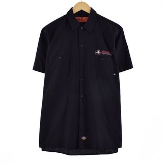 ディッキーズ(Dickies)の古着 ディッキーズ Dickies バックプリント 半袖 ワークシャツ メンズM /eaa348061(シャツ)