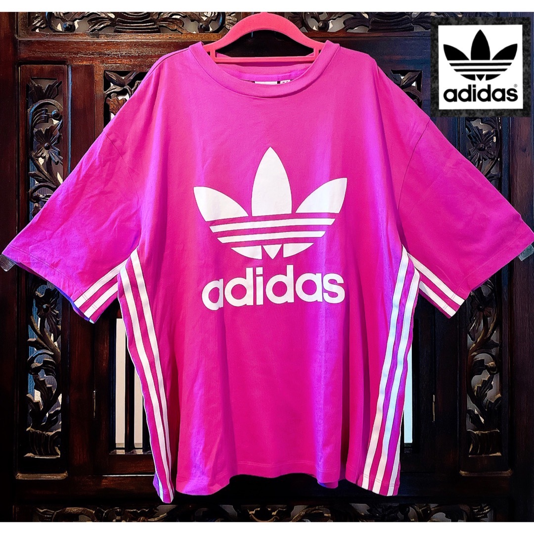 adidas(アディダス)のアディダス オリジナルス 希少デザイン 紫 Tシャツ ジャージ タンクトップ メンズのトップス(Tシャツ/カットソー(半袖/袖なし))の商品写真