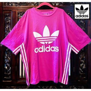 アディダス(adidas)のアディダス オリジナルス 希少デザイン 紫 Tシャツ ジャージ タンクトップ(Tシャツ/カットソー(半袖/袖なし))