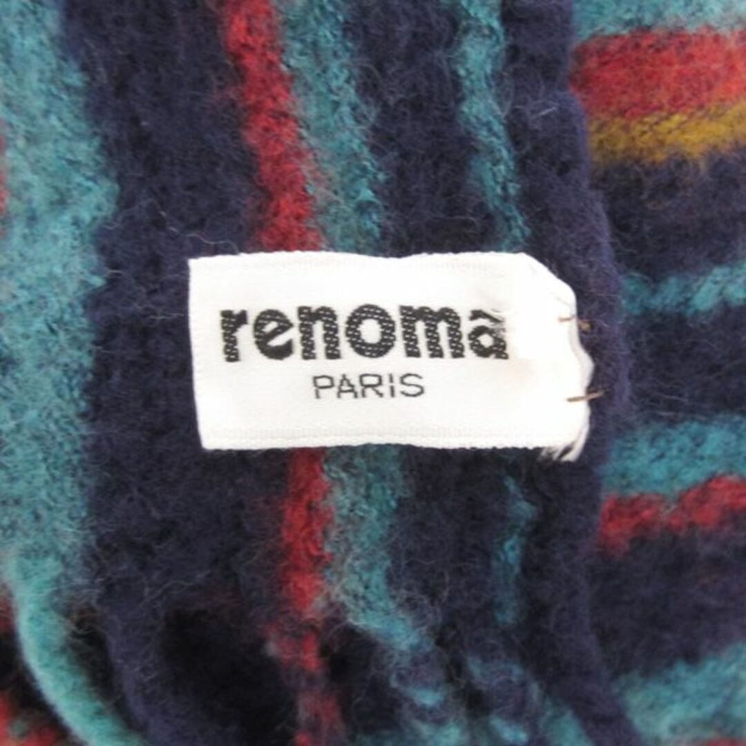 RENOMA(レノマ)のレノマ　RENOMA　マルチストライプ　ウールストール　　 メンズのファッション小物(マフラー)の商品写真