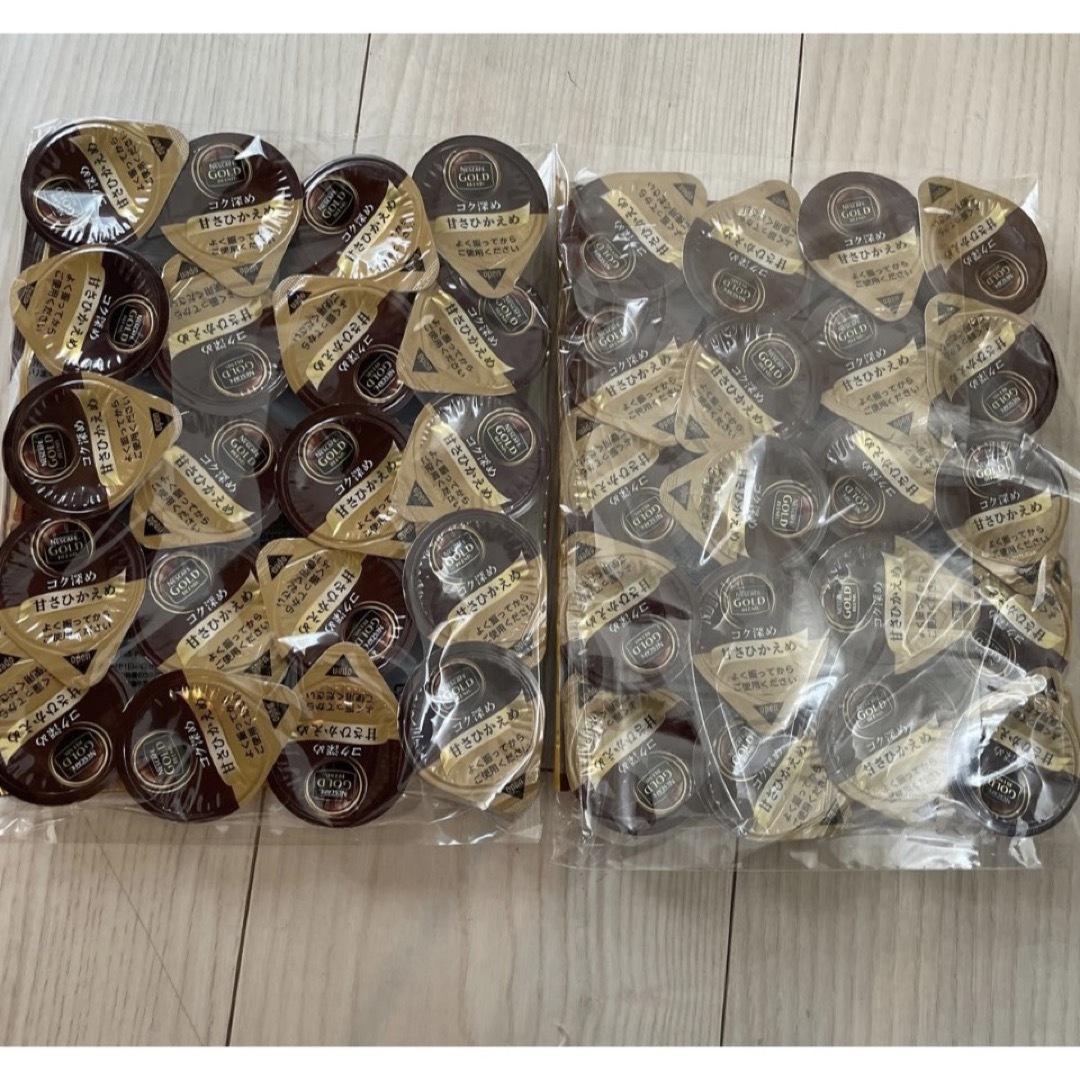 ネスカフェ ゴールドブレンド コーヒー ポーション 40個 甘さひかえめの通販 by ミナさん ネスカフェ ゴールドブレンド コク深め ポーション 甘さひかえめ 20個