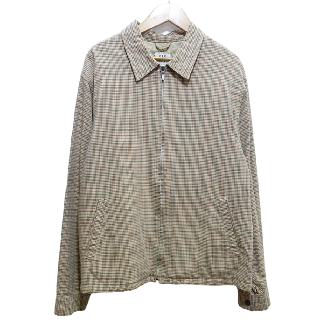 OLD GAP 90s CHECK JACKET BEIGE