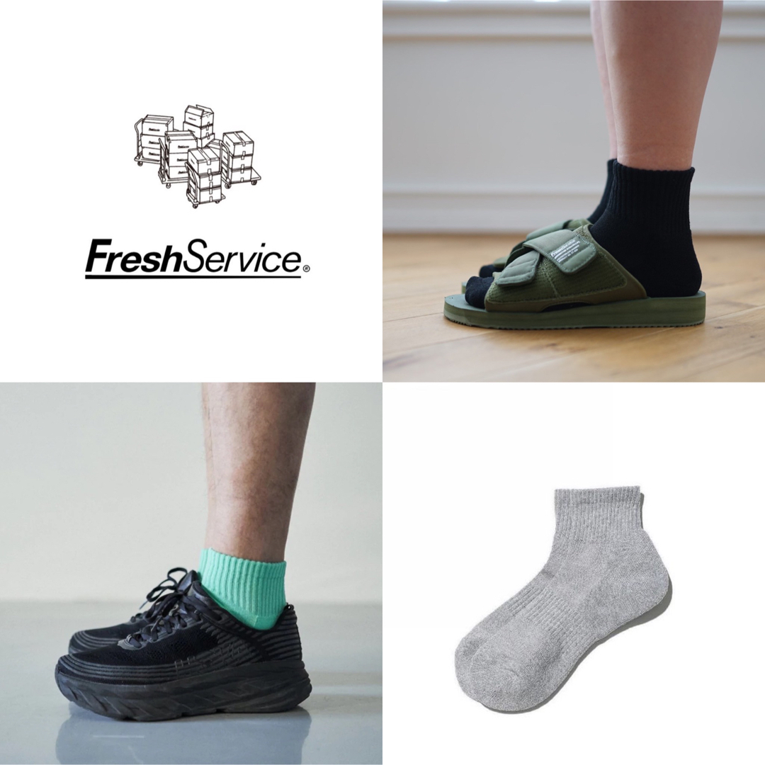 1LDK SELECT(ワンエルディーケーセレクト)の【新品】FreshService ORIGINAL SOCKS【3足】ソックス メンズのレッグウェア(ソックス)の商品写真