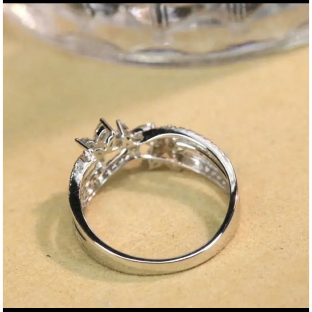 星の花　ダイヤモンド　リング レディースのアクセサリー(リング(指輪))の商品写真