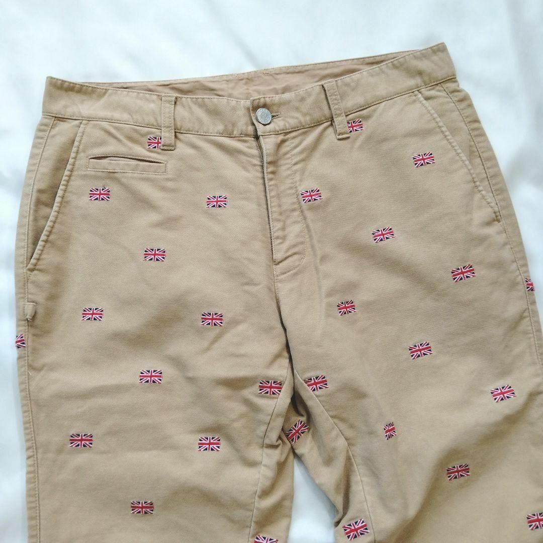 ジャックバニー メンズゴルフ ロングパンツ サイズ5/L ベージュ