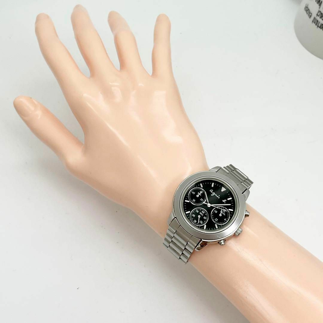 165 agns b アニエスベー時計　レディース腕時計　クロノグラフ　人気