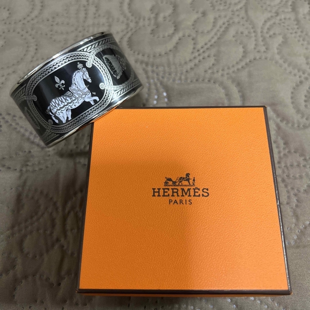 正規品　HERMES エルメス　七宝焼　バングル　エマイユ　ブレスレット